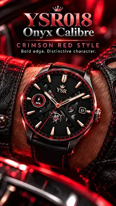 YSR018 Onyx Calibre Watch Face screenshot 1