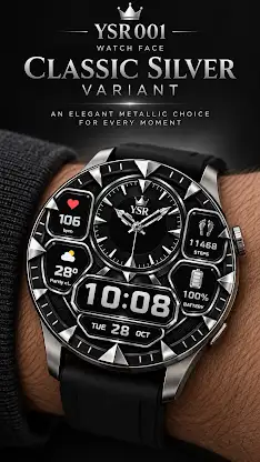 YSR001 Golden Watch Face screenshot 7