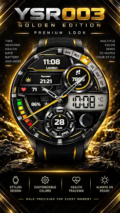YSR003 Hybrid Watch Face screenshot 6