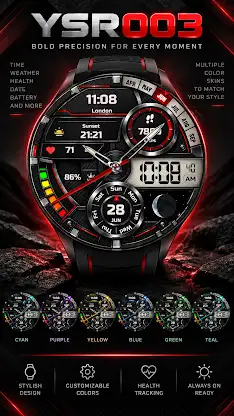 YSR003 Hybrid Watch Face screenshot 1