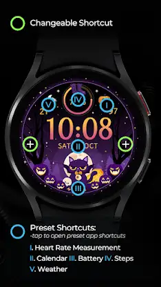 TVV Halloween 9 Watch Face screenshot 4