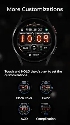 TVV Nixie Digital Watch Face screenshot 5