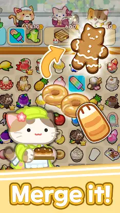 Merge Cat Cafe : Coffee cat screenshot 7