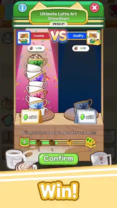 Merge Cat Cafe : Coffee cat screenshot 6