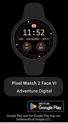 Pixel Watch 2 Face VI screenshot 1