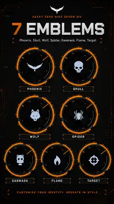 Agent 0976 Tactical Watch Face screenshot 4