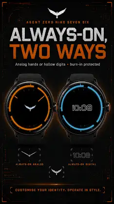 Agent 0976 Tactical Watch Face screenshot 5