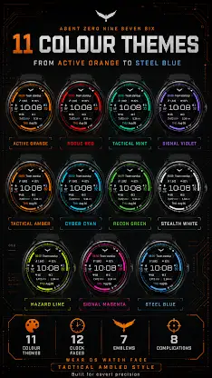Agent 0976 Tactical Watch Face screenshot 6