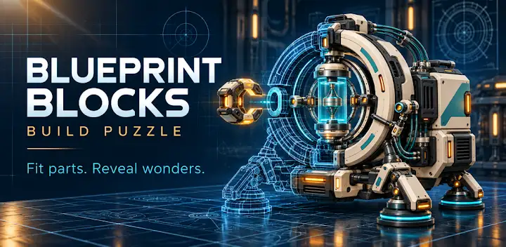 Blueprint Blocks: Build Puzzle — Android game banner