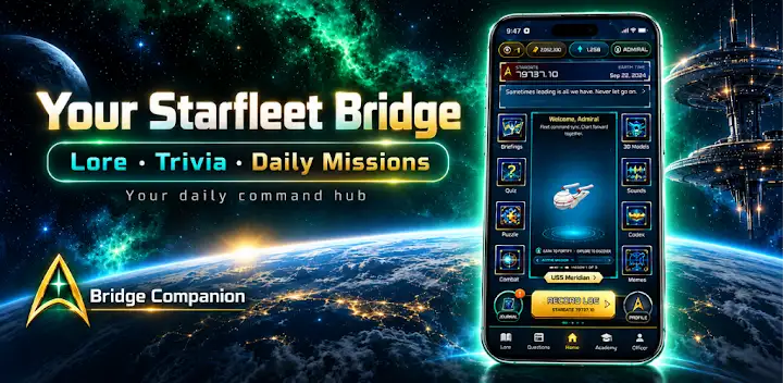 LCARS Bridge: Trek Companion — Android game banner
