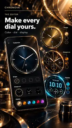 Chronova: Wear OS Watch Faces screenshot 4