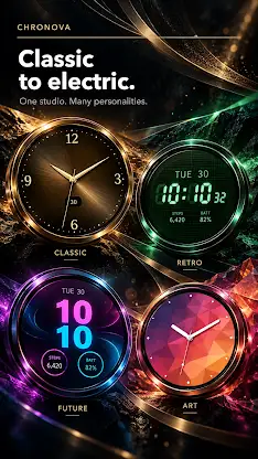 Chronova: Wear OS Watch Faces screenshot 6