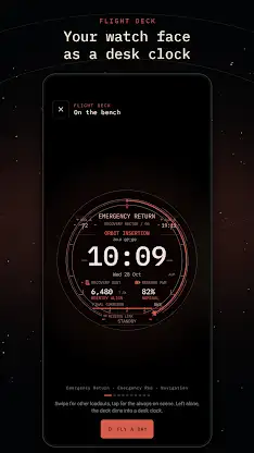 Void Mission: Space Watch Face screenshot 1