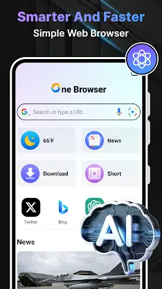 One Browser - Private & Fast screenshot 1