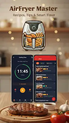 Air Fryer Recipes & Cook Timer screenshot 1