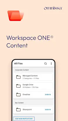 Content - Workspace ONE screenshot 1
