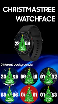 Christmas Watchface AKM WearOS screenshot 7