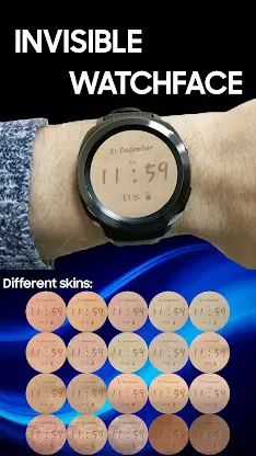 Invisible Watchface AKM WearOS screenshot 2