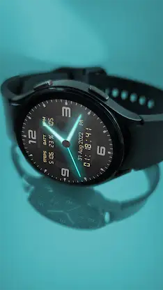 Neon Watchface AKM Wear OS screenshot 1