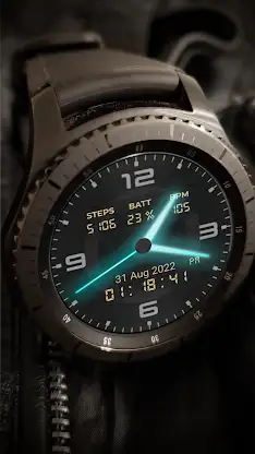 Neon Watchface AKM Wear OS screenshot 5