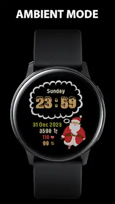 NewYear Watchface AKM Wear OS screenshot 8