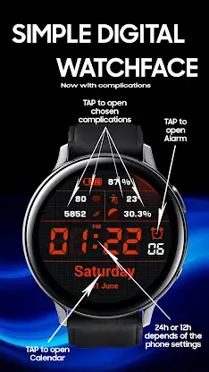 Simple Watch AKM Wear OS screenshot 3