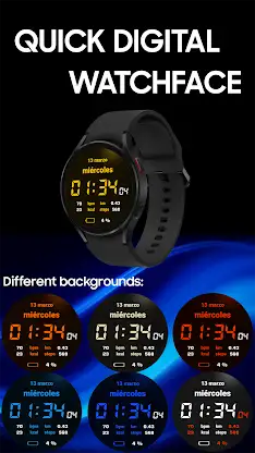Quick Watchface AKM Wear OS screenshot 7