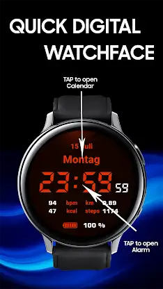 Quick Watchface AKM Wear OS screenshot 5
