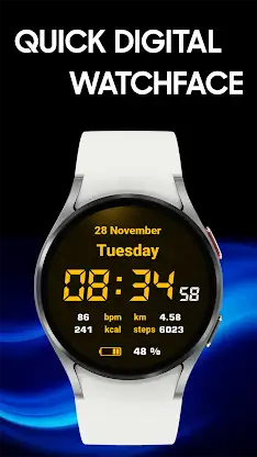 Quick Watchface AKM Wear OS screenshot 1