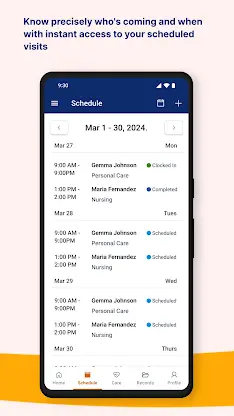 AlayaCare Family Portal screenshot 4