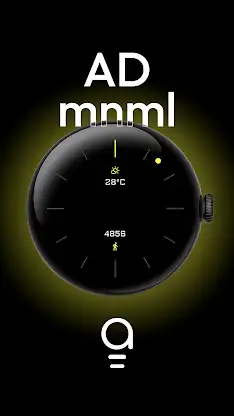 AD mnml - Watch Face screenshot 1