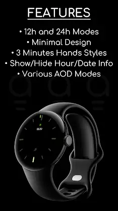 AD mnml pixel - Watch Face screenshot 4