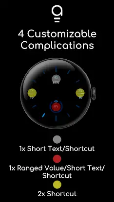 AD mnml pixel - Watch Face screenshot 2