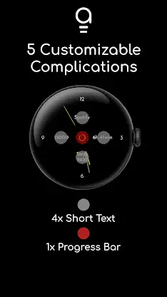 AD mnml classic - Watch Face screenshot 2
