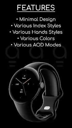 AD mnml classic - Watch Face screenshot 4