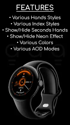 AD NeoN Analog - Watch Face screenshot 4
