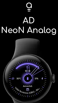 AD NeoN Analog - Watch Face screenshot 1