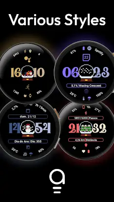AD Xmas Globe - Watch Face screenshot 3