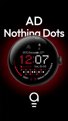AD Nothing Dots - Watch Face screenshot 1