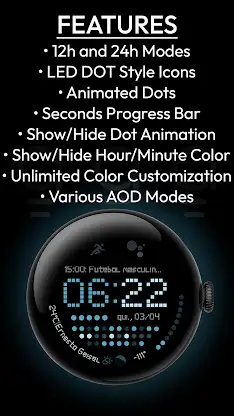 AD Nothing Dots - Watch Face screenshot 4