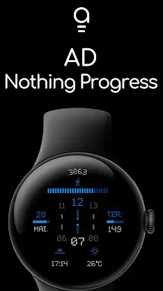 AD Nothing Progress Watch Face screenshot 1