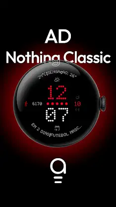 AD Nothing Classic - WatchFace screenshot 1
