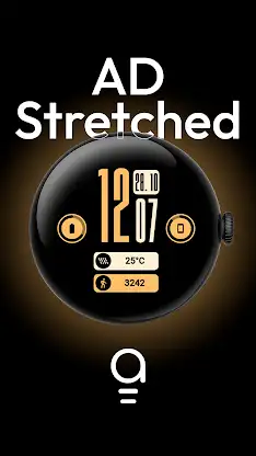 AD Stretched - Watch Face screenshot 1