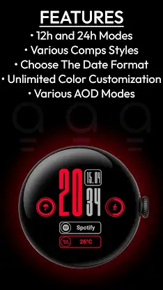 AD Stretched - Watch Face screenshot 4
