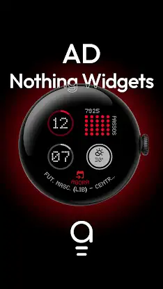 AD Nothing Widgets - WatchFace screenshot 1