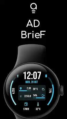 AD BrieF - Watch Face screenshot 1
