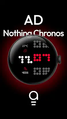 AD Nothing Chronos - WatchFace screenshot 1