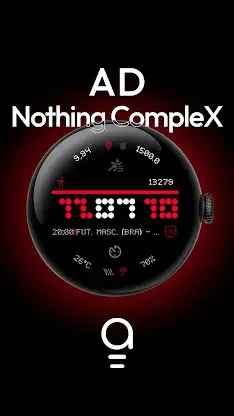 AD Nothing CompleX - WatchFace screenshot 1