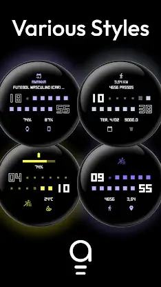AD SquareShift - Watch Face screenshot 4