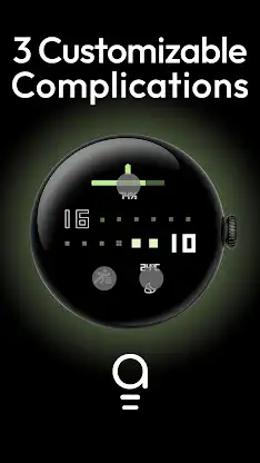 AD SquareShift - Watch Face screenshot 3